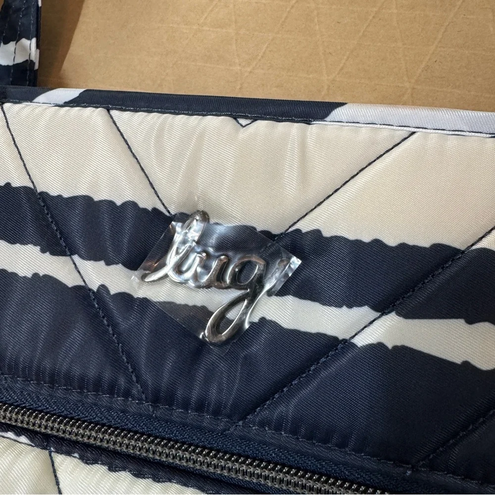 Lug Convertible Carryall Tote-Paddle Blue‎ and White